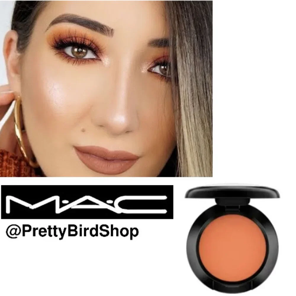 2 MAC shadows CHROME YELLOW & RULE NIB Matte